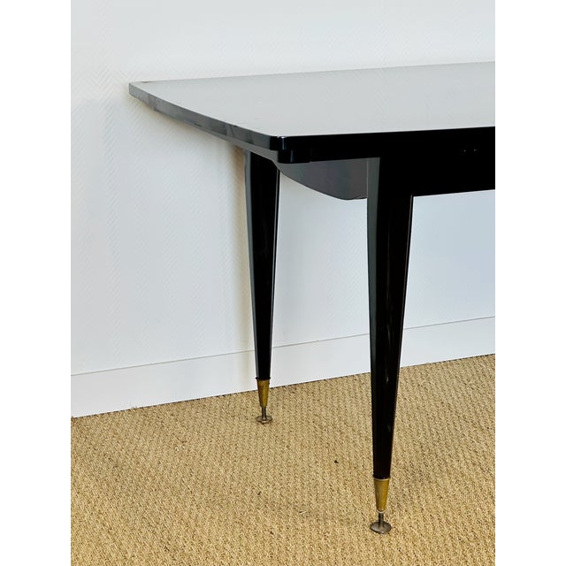 Art Deco Dining Table in Macassar Ebony, 1940s For Sale - Image 11 of 18
