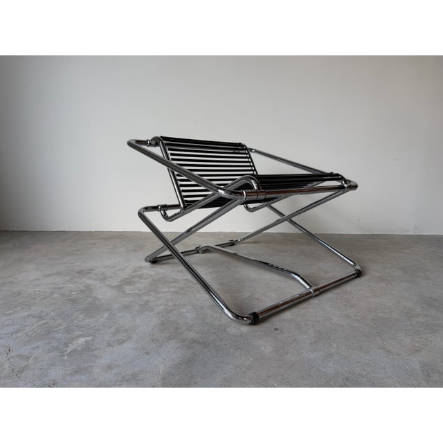 Ron Arad for "One Off " Chrome Rocking Chair, England For Sale - Image 9 of 12