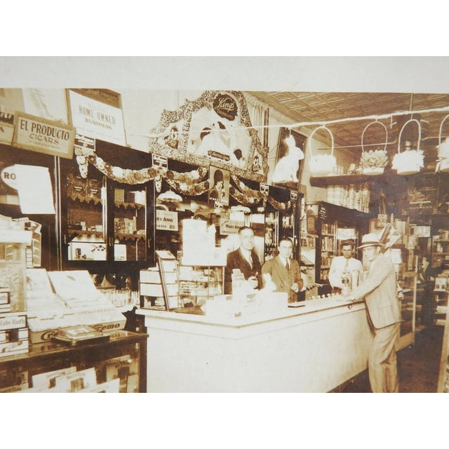 Antique Photograph Soda Shop Cigars Easter Baskets Magazines Signs For Sale - Image 4 of 6