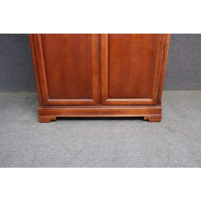 Thomasville Impressions Cherry Armoire / Wardrobe For Sale - Image 11 of 13