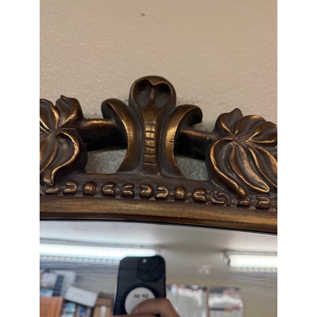 Anthropologie Gleaming Primrose Floor Mirror, Gold For Sale - Image 9 of 12