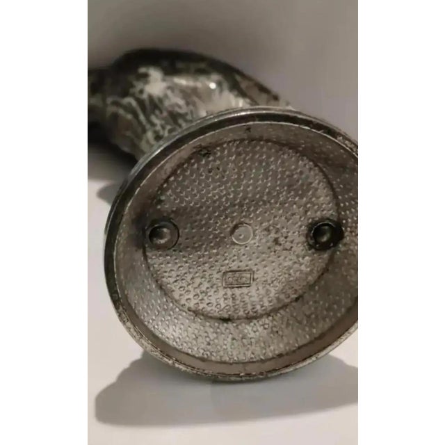 Mid 20th Century Vintage Ornate Metal Tabletop Perched Bird Bell For Sale In Atlanta - Image 6 of 7