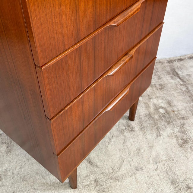 Teak Tallboy Chest of Six Drawers from Austinsuite, 1960s For Sale - Image 6 of 16