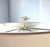 Vintage Italian Porcelain Rose Lamp Finials, Ivory With Gold Leaf , a Pair For Sale - Image 4 of 5