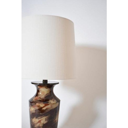 1920s Ceramic Table Lamp from Caldas Da Rainha, 1920s For Sale - Image 5 of 6
