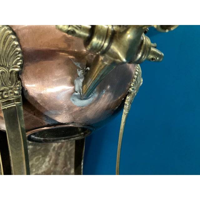 Antique 19th Century Copper & Cast Brass Tea Urn — Circa 1890, 19 Watchers For Sale - Image 15 of 15