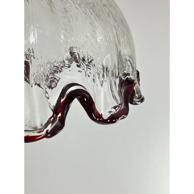 Red Mid-Century Murano Glass Pendant, 1960s For Sale - Image 8 of 13