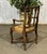Brown Louis XV Style Armchair in Beechwood with Straw Seat, 20th Century For Sale - Image 8 of 10