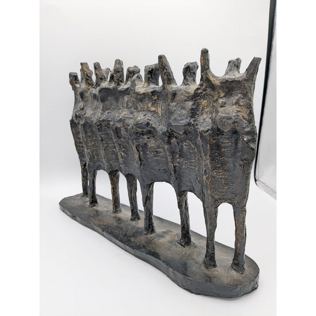 1960s Krishna Reddy Bronze Over Resin "The Vision" Sculpture For Sale In Atlanta - Image 6 of 12