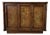 Brandt Embassy Collection Faux Bamboo Console Cabinet With Hand-Painted Bamboo Motifs For Sale