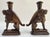 French Bronze Victorian Art Deco Style Sphinx Candleholders - a Pair For Sale - Image 4 of 7