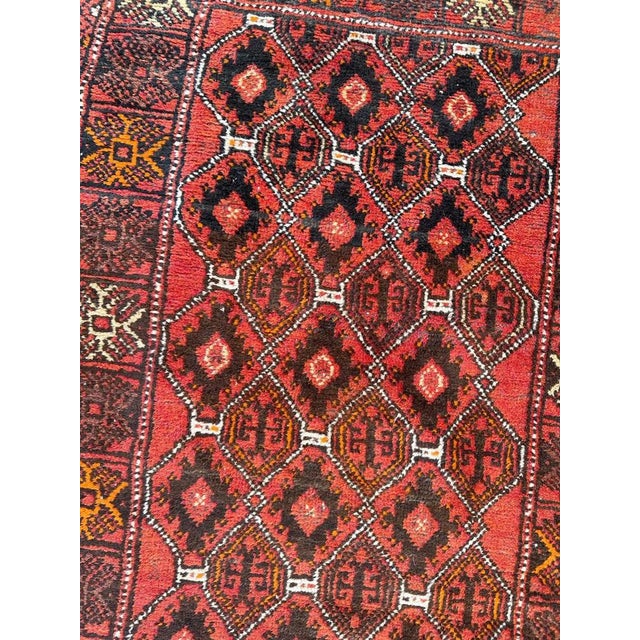 Turkmen Baluch Rug, 1950s For Sale - Image 6 of 18