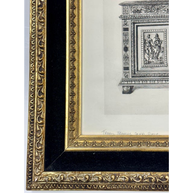 Late 19th Century Architectural Traviel: Cabinetry & Furniture Design, 1888 (Framed) For Sale - Image 5 of 6