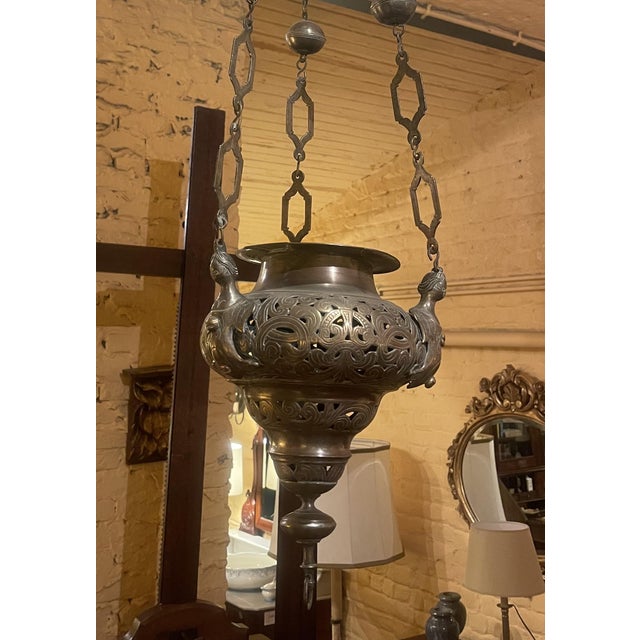 Antique German Hanging Lamp, 1500s For Sale - Image 17 of 18