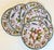 This is a set of six enameled tin plates with the beautiful duke of Gloucester English reproduction pattern. These plates...