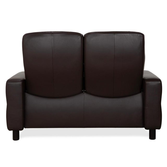 Wave Leather Two-Seater Sofa from Stressless For Sale - Image 15 of 17