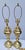 Traditional Pair of Large Late 20th Century Brass 3-Way Lamps For Sale - Image 3 of 7