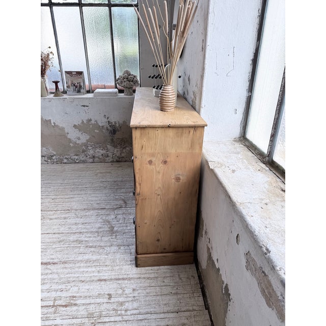 Pine Workshop Cabinet with Drawers, 1950s For Sale - Image 9 of 18