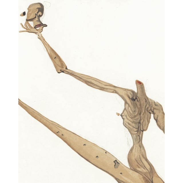Abstract 1963 Dalí Divine Comedy Engraving Enfer Chant 29 "Bertrand De Born" (Betrand of Bornio) For Sale - Image 3 of 8