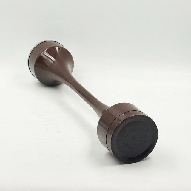 Italian Space Age Floor Ashtray in Chocolate Brown Plastic from Caimi, 1970s For Sale - Image 6 of 13