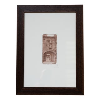 Courtyard, 1970-1980, Artwork, Framed For Sale