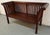 Late 20th Century Late 20th Century American Colonial-Style Carved Rollback Bench For Sale - Image 5 of 16