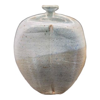 1990s Ceramic Stoneware Bottle For Sale
