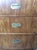 Mid Century Campaign Style Writing Desk With Shelving Unit For Sale - Image 13 of 18