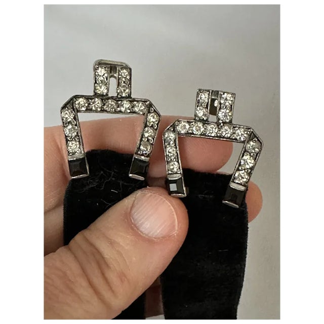 1940s 1940s Rhinestone Choker For Sale - Image 5 of 8