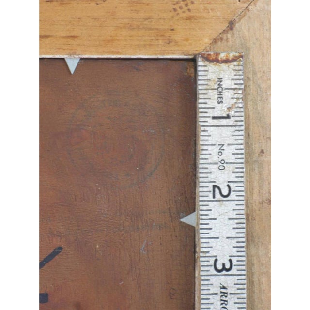 Art Panting Max Gaisser Portrait of Gentleman Oil on Panel Antique Gold Framed For Sale - Image 6 of 10