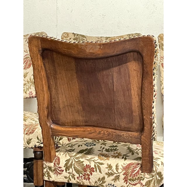 Wooden Chairs from the 1940s with Turned and Carved Details, Set of 6 For Sale - Image 18 of 18