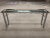 Chrome Modern Chrome & Glass Console Sofa Table in Mastercraft For Sale - Image 8 of 13
