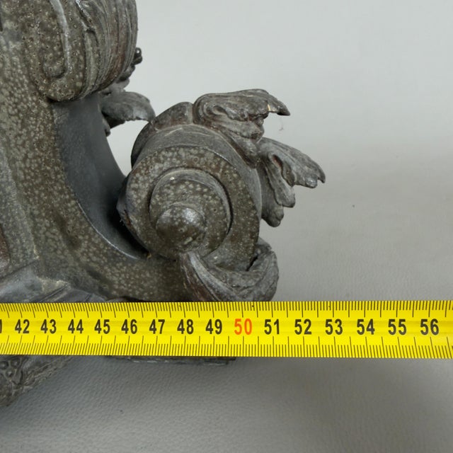 Antique Late 19th Century Fireplace Clock For Sale - Image 11 of 13