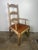 1930s Set of Eight French Country Ladder Back Dining W/ Rush Seats For Sale - Image 5 of 12