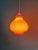 Vintage Orange Opaline Pendant Lights, 1960s, Set of 3 For Sale - Image 4 of 12