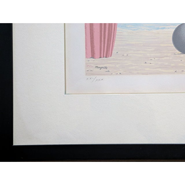 Fernand Mourlot, Rene Magritte, La Belle Captive, 1965, Lithograph, Framed For Sale - Image 8 of 10