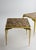 Mid-Century Modern Vintage Mosaic Glass Top Side Tables With Brass Legs — Pair For Sale - Image 3 of 5