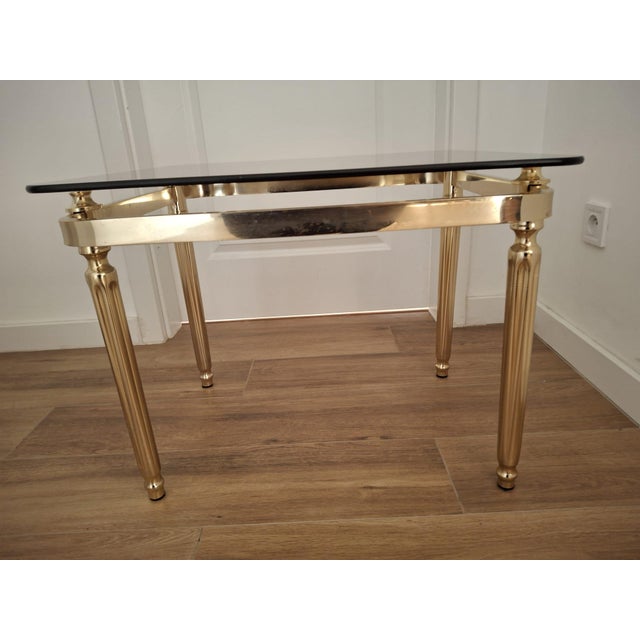 Brass Coffee Table, 1970s For Sale - Image 4 of 11