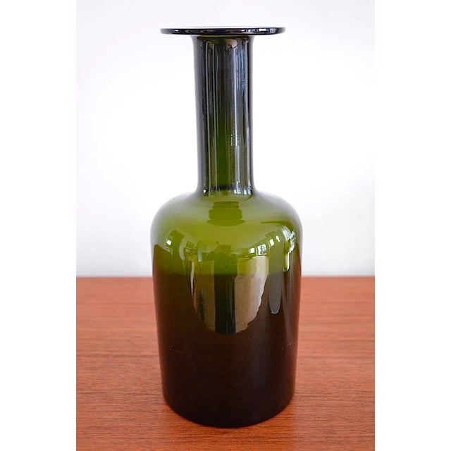Mid-Century Modern Gulvase by Otto Brauer for Holmegaard, 1960s For Sale - Image 3 of 5