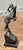 This is a Signed Bronze Sculpture of a Deer Jumping, Mounted on a Marble Plinth A great piece on a Hunting theme signed by...