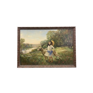 William Brock, Towards the Close of Day, 1907, Oil on Canvas For Sale