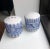 Vintage Mexican Hand-Painted Tlalpujahua Salt & Pepper Shakers in Blue & White-a Pair For Sale In Houston - Image 6 of 6