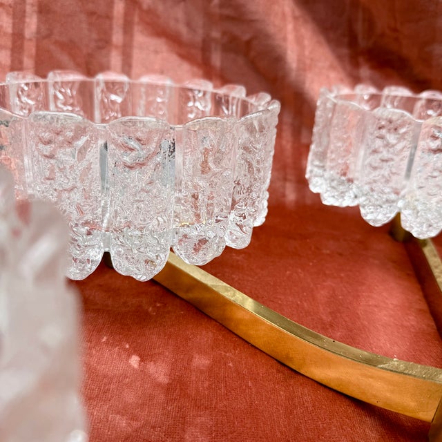 Vintage Icicle Glass Hanging Lamp from Doria Leuchten, 1960s For Sale - Image 13 of 17