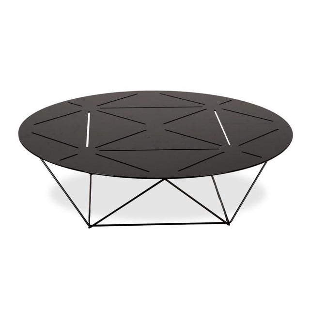 Steel Joco Coffee Table in Black Anthracite from Walter Knoll For Sale - Image 9 of 11