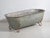 Gray Antique Zinc Tub, 1900s For Sale - Image 8 of 9
