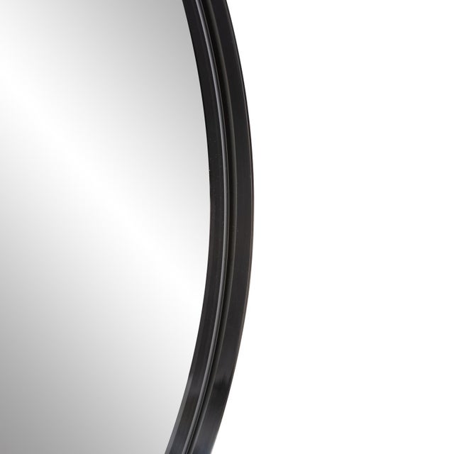 Kenneth Ludwig Chicago Stainless Steel Round Mirror For Sale - Image 4 of 8