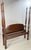 Late 20th Century Henkel Harris Virginia Galleries Solid Mahogany Rice Carved Queen Bed For Sale - Image 5 of 18