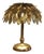Gold Leaves Table Lamp, 1970s For Sale