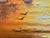 Late 20th Century Stunning Oil Painting on Canvas, Seascape, Sailing Ships at Sunset, Framed For Sale - Image 10 of 12