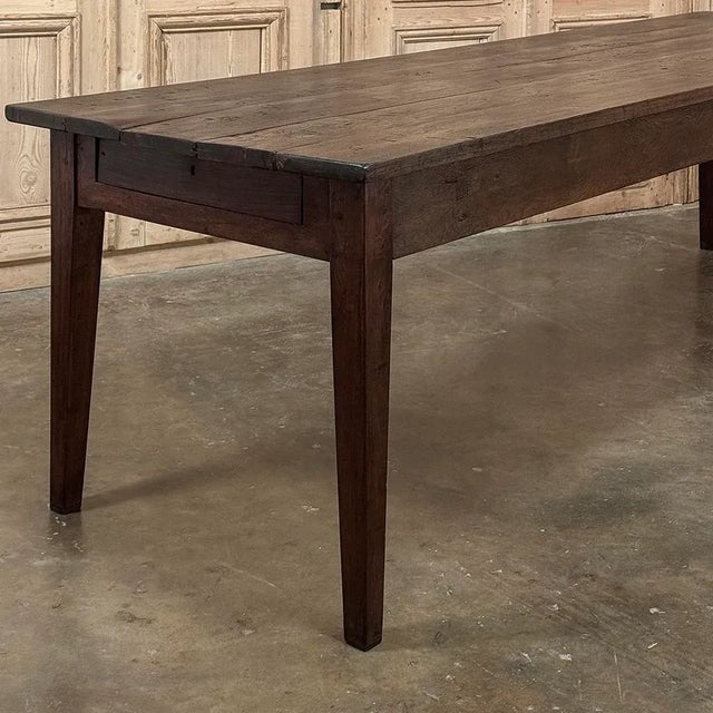 19th Century Grand Rustic Country French Banquet Table For Sale - Image 10 of 12